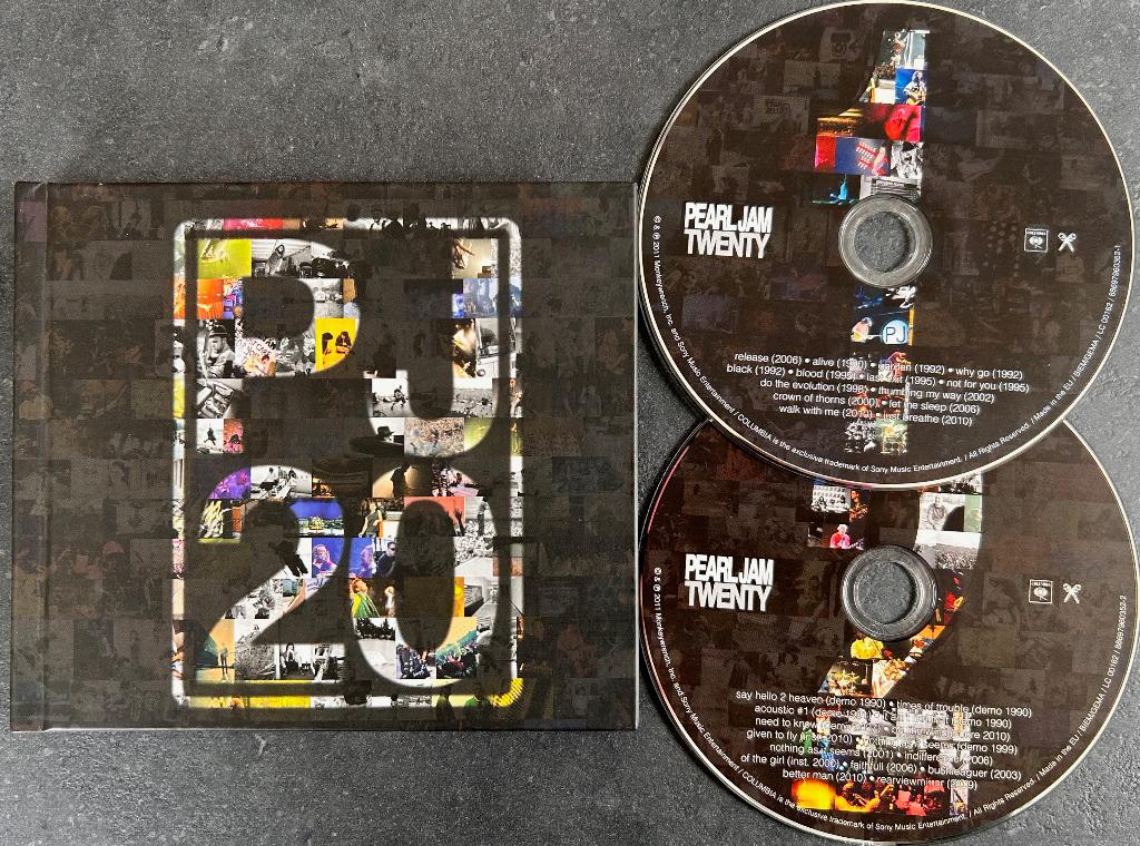 PEARL JAM - Twenty ( 2CD; hard cover book ), Cd's en Dvd's, Cd's | Rock, Zo goed als nieuw, Poprock, Verzenden