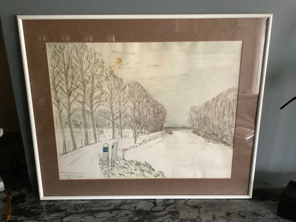 Kunst werk - Drongen D’Assels, Enlèvement, Europe, Verre, 50 - 100 cm