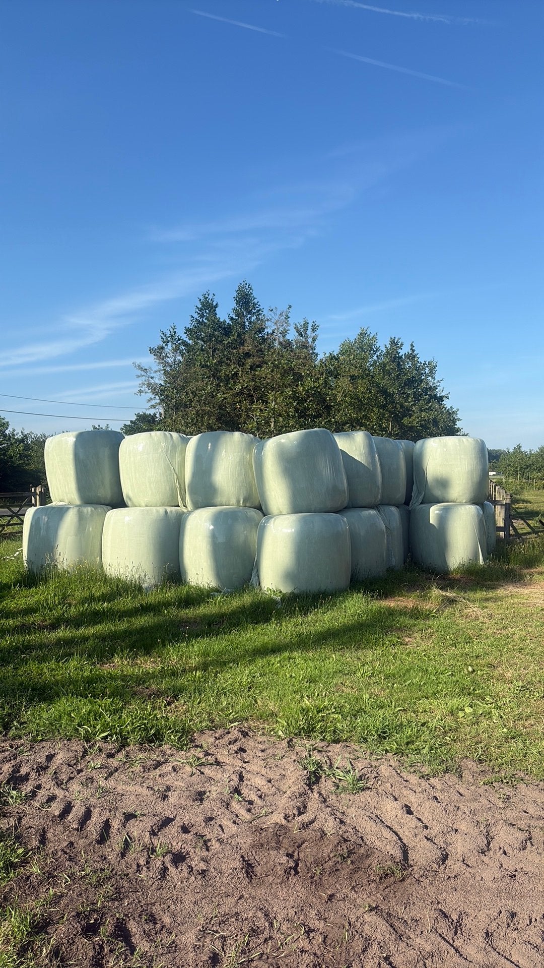 Ronde balen voordroog te koop, Enlèvement