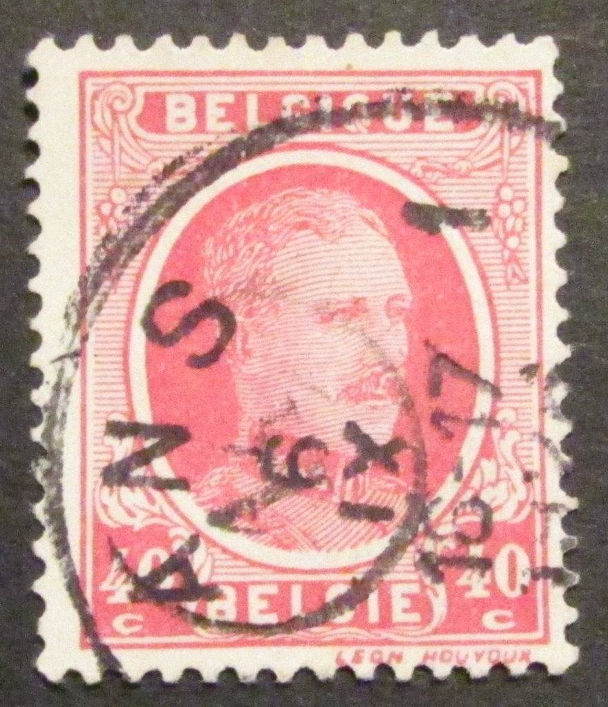 40 centiemen OBC 202 afgestempeld, Met stempel, Koninklijk huis, Frankeerzegel, Ophalen of Verzenden