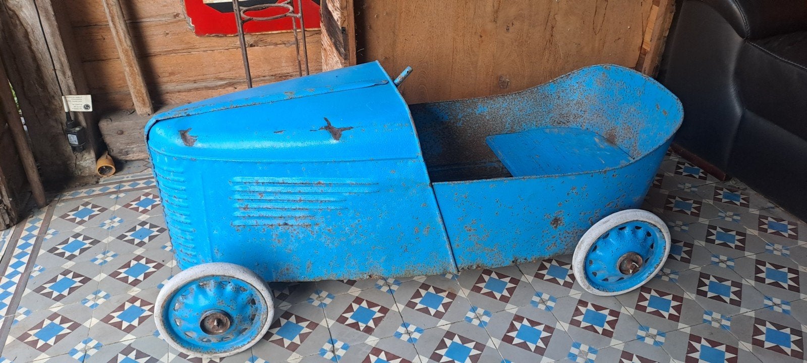 vintage pedal car, Antiek en Kunst, Ophalen