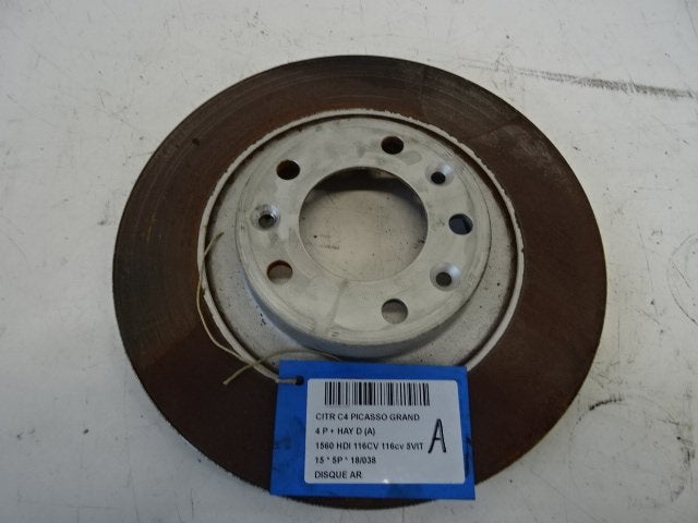 REMSCHIJF ACHTER Citroën C4 Grand Picasso (3A), Gebruikt, Citroën