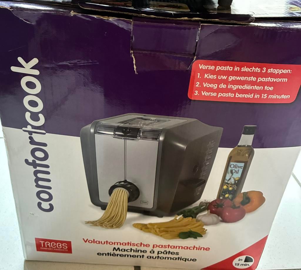 Pastamachine voor de hobbykok, Ophalen, Gebruikt
