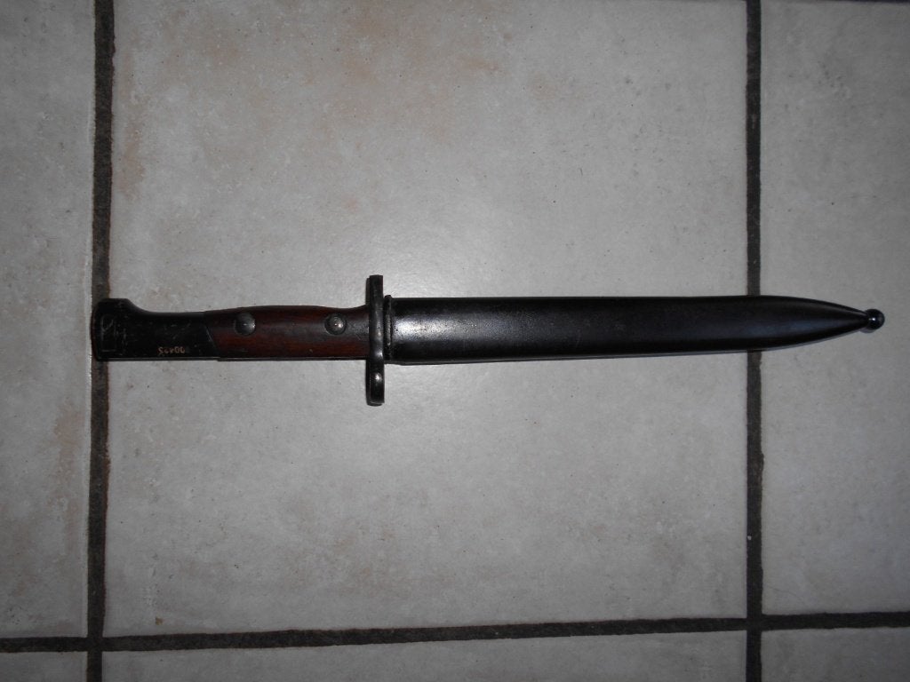 baïonnette dans son fourreau, Collections, Enlèvement ou Envoi, Armée de terre, Couteau ou Poignard