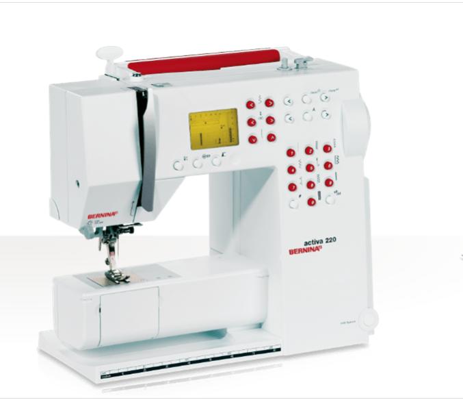 Naaimachine Bernina activa 220, Hobby & Loisirs créatifs, Machines à coudre & Accessoires, Enlèvement, Utilisé, Machine à coudre