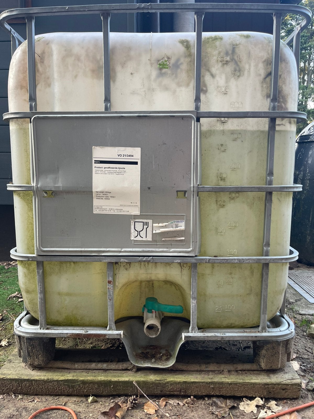 1000 liter, Enlèvement, Utilisé