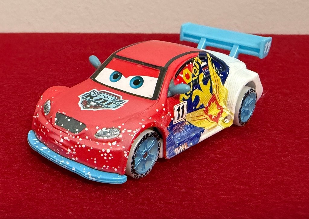 DISNEY CARS Vitaly Petrov Ice Racer Diecast 1:55, Hobby en Vrije tijd, Modelauto's | Overige schalen, Nieuw, Auto, Ophalen of Verzenden