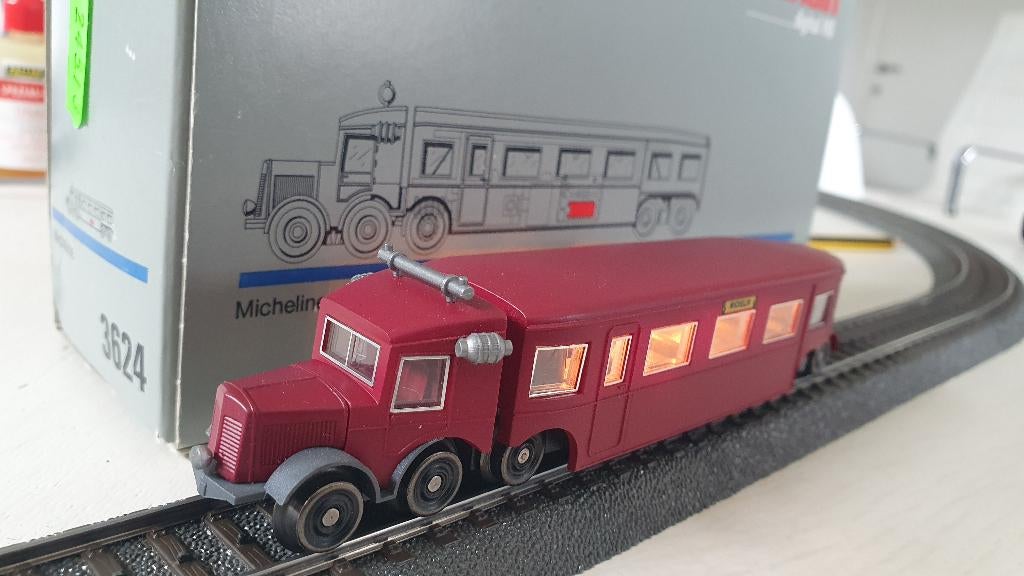 Marklin 3624 Micheline H0 numérique, Enlèvement ou Envoi, Courant alternatif, Comme neuf, Locomotive