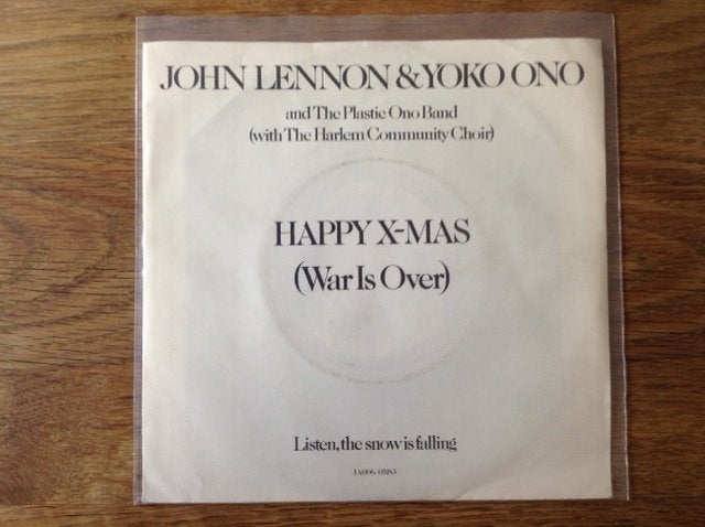 single john lennon & yoko ono, Cd's en Dvd's, 7 inch, Ophalen of Verzenden, Beschermende buitenhoes, Rock en Metal