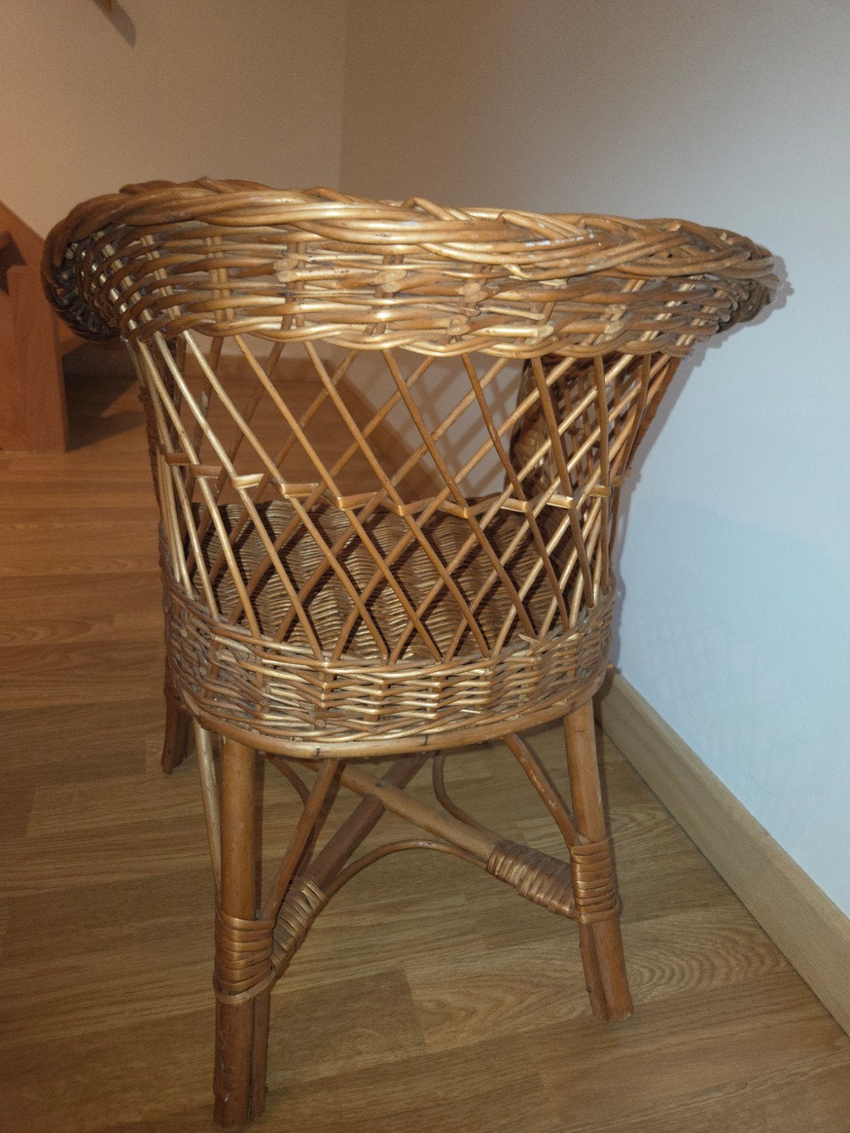 rieten kinderstoel, Kinderen en Baby's, Kinderkamer | Tafels en Stoelen, Ophalen, Gebruikt, Stoel(en)