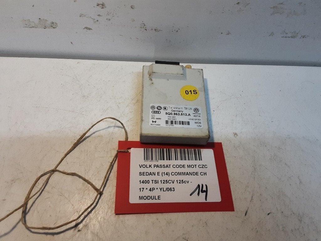 UNITE ELECTRONIQUE Volkswagen Passat (3G2) (5Q0963513A), Volkswagen, Mevr. I. Hauben, Utilisé, Rue de l'Espoir 34 34
4030  GRIVEGNÉE, BE