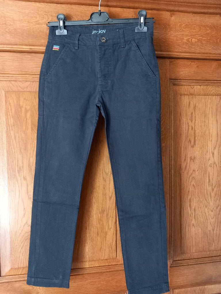JN JOY - pantalon bleu marine - taille 12 ans, Enfants & Bébés, Pantalon, Comme neuf, Envoi, JN JOY