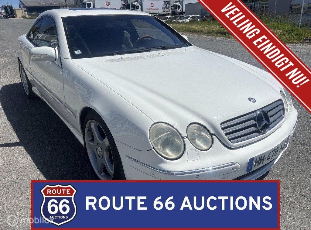 Mercedes-Benz CL 55 AMG | 2001 | Route 66 Auctions, Autos, Achat, Entreprise, Boîte manuelle, Autre carrosserie