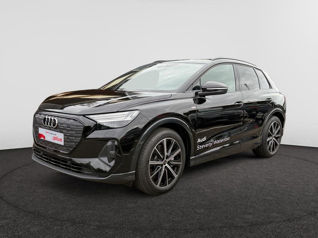 Audi Q4 e-tron Q4 e-Tron 82 kWh 45 Attraction, Auto's, Audi, Automaat, Overige modellen, Zwart, Elektrisch