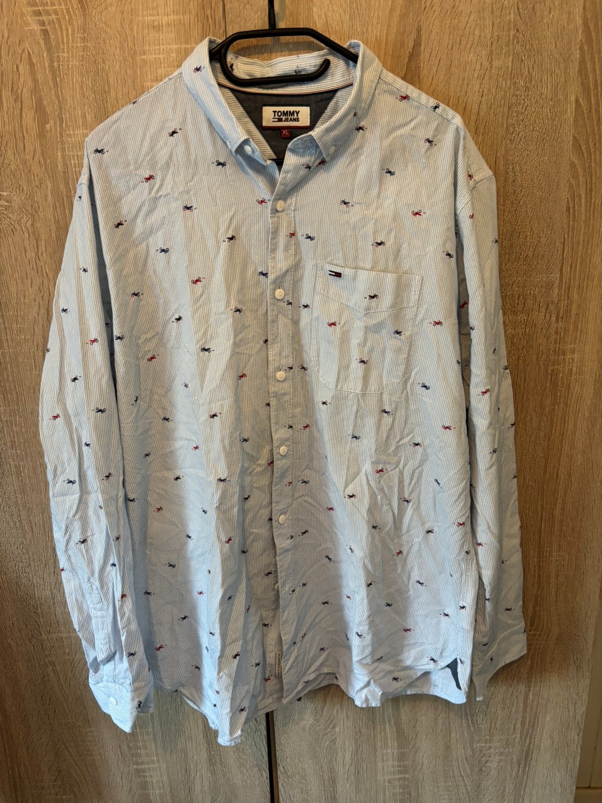 Hemd tommy hilfinger, Kleding | Heren, Overhemden, Ophalen of Verzenden, Zo goed als nieuw, Halswijdte 43/44 (XL)