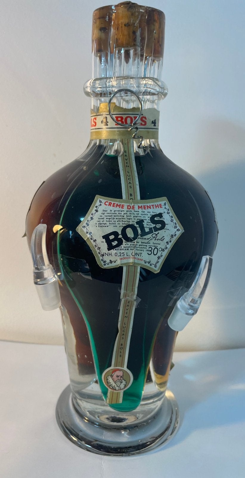 Vintage Bols 4-in-1 Likeurfles, Ophalen, Zo goed als nieuw