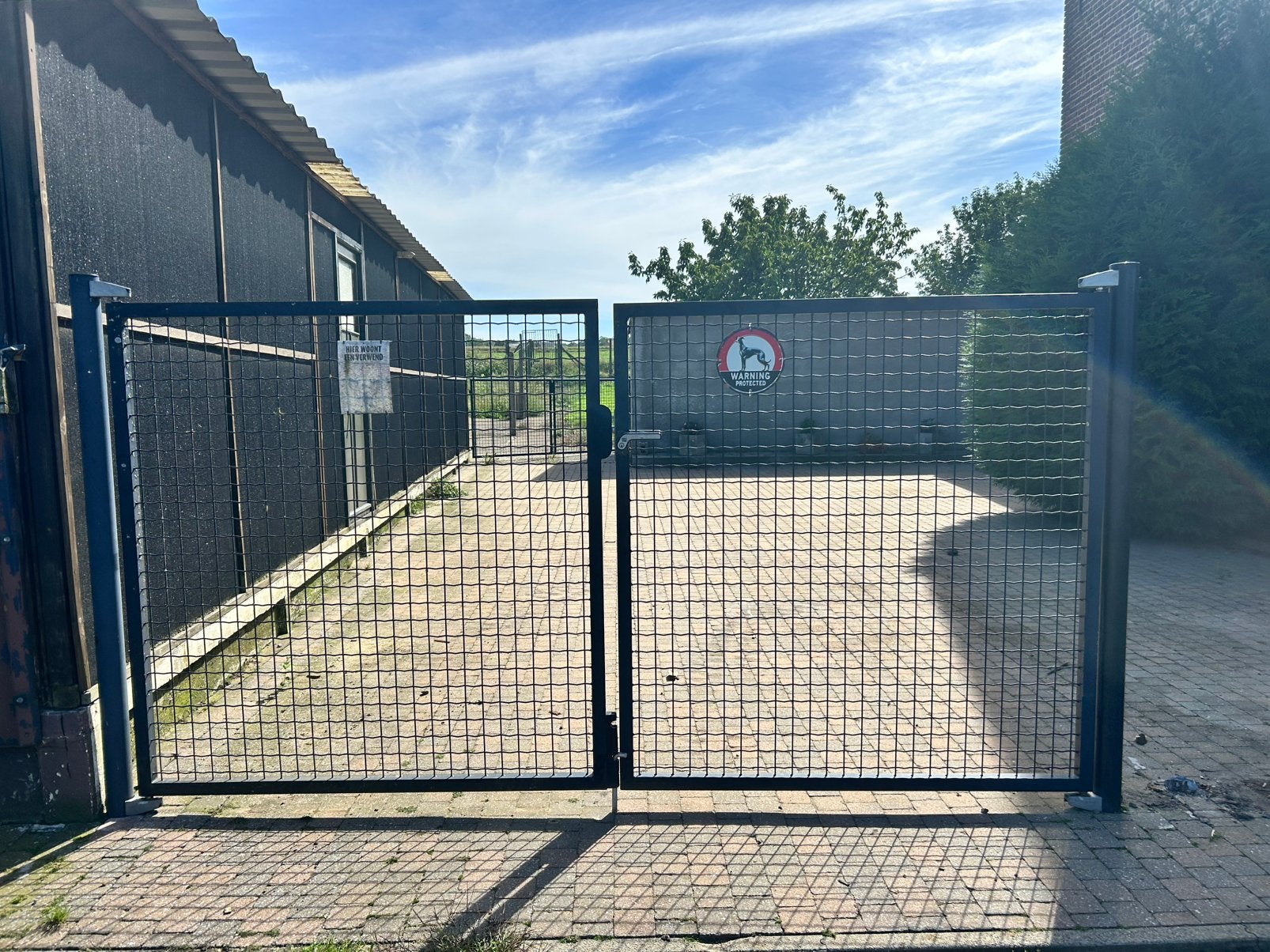 Bekaert poort, Tuin en Terras, Ophalen, Gebruikt