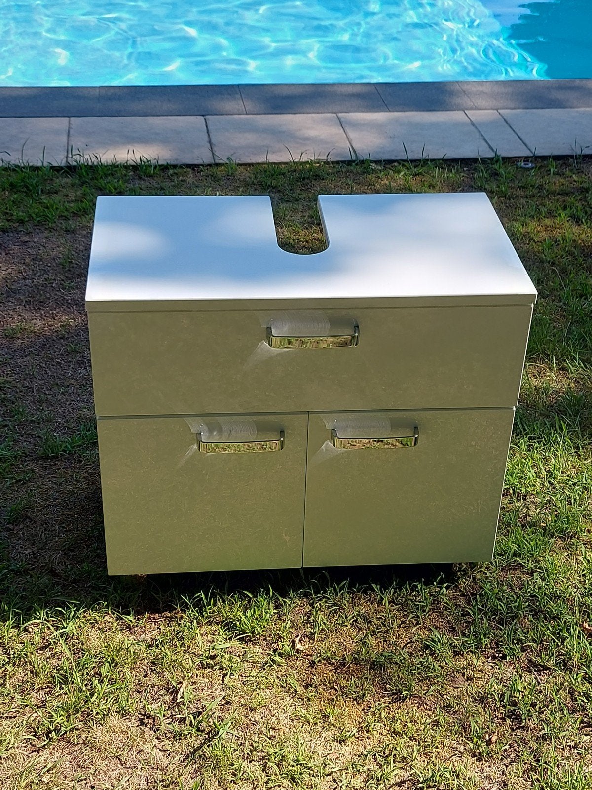 Meuble vasque laqué brillant, Enlèvement
