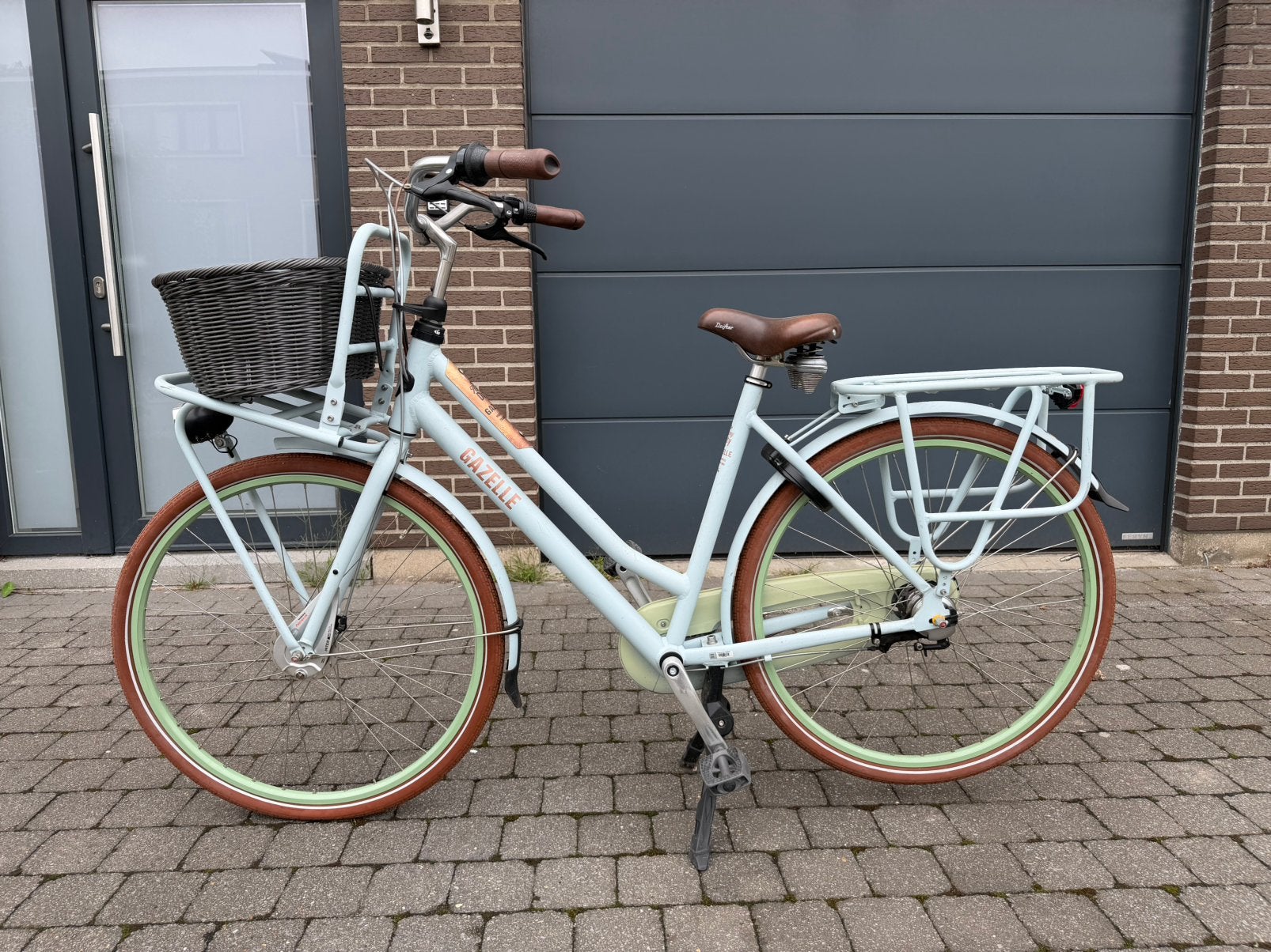 Damesfiets Gazelle heavy duty, Ophalen, Zo goed als nieuw, Gazelle