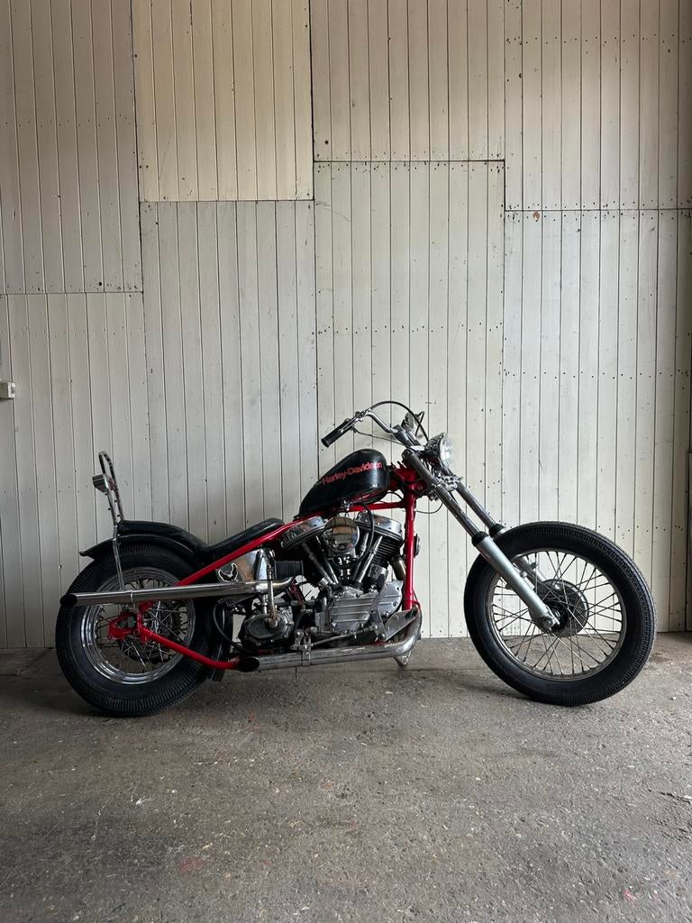 Harley davidson 1957 FL Panhead chopper, Motoren, Particulier, Chopper