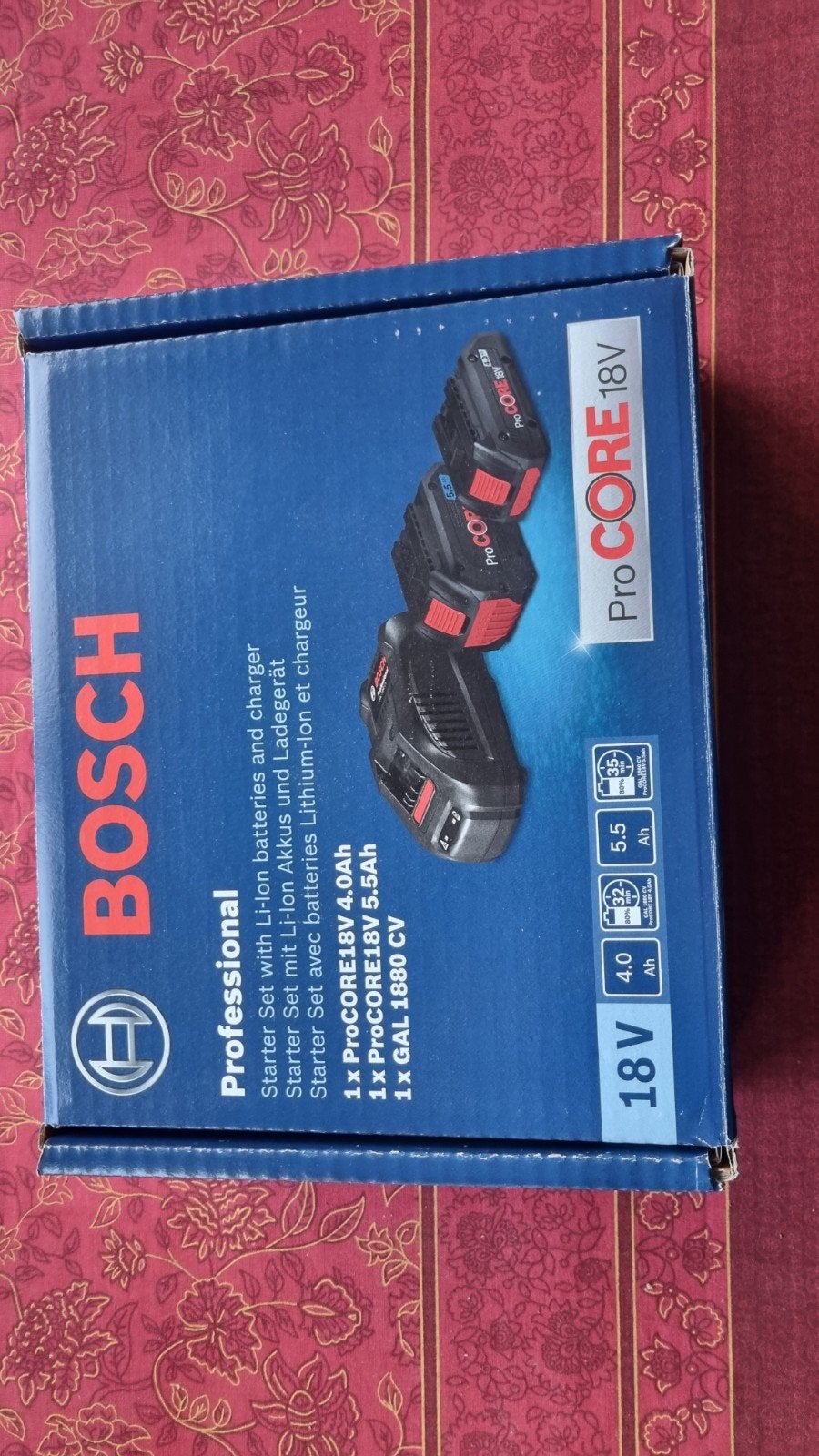 2 Batteries BOSCH +chargeur, Enlèvement, Neuf