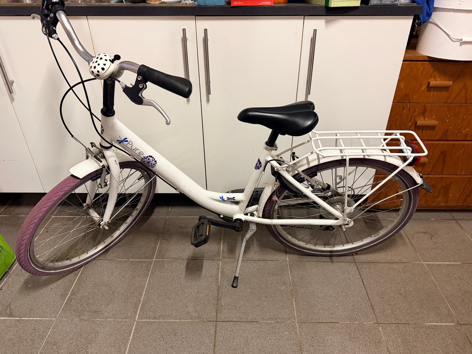 BFK Bike fun kids meisjesfiets 24inch 6 versnellingen, Ophalen, Gebruikt, 24 inch, Versnellingen