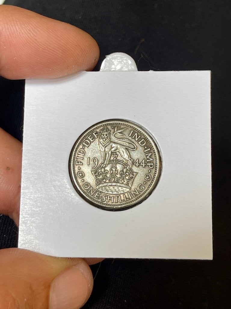 Verenigd Koningrijk 1 shilling 1944, Ophalen, Losse munt, Zilver