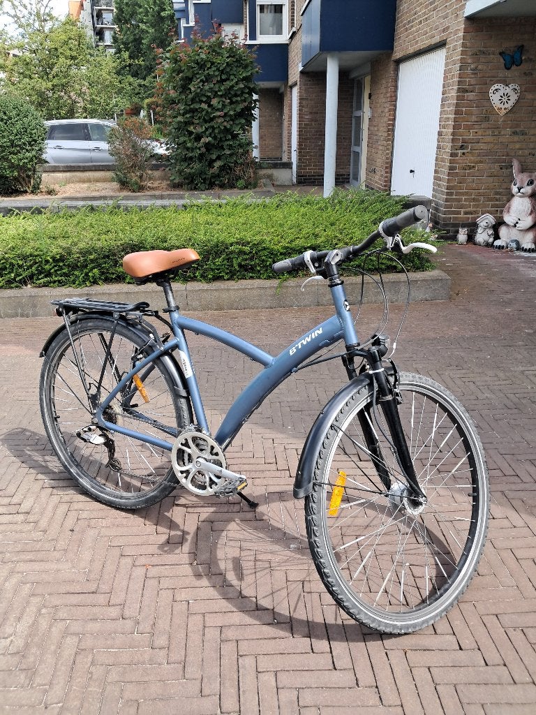 B'twin stadsfiets, Fietsen en Brommers, Fietsonderdelen, Ophalen, Frame, B-Twin, Zo goed als nieuw