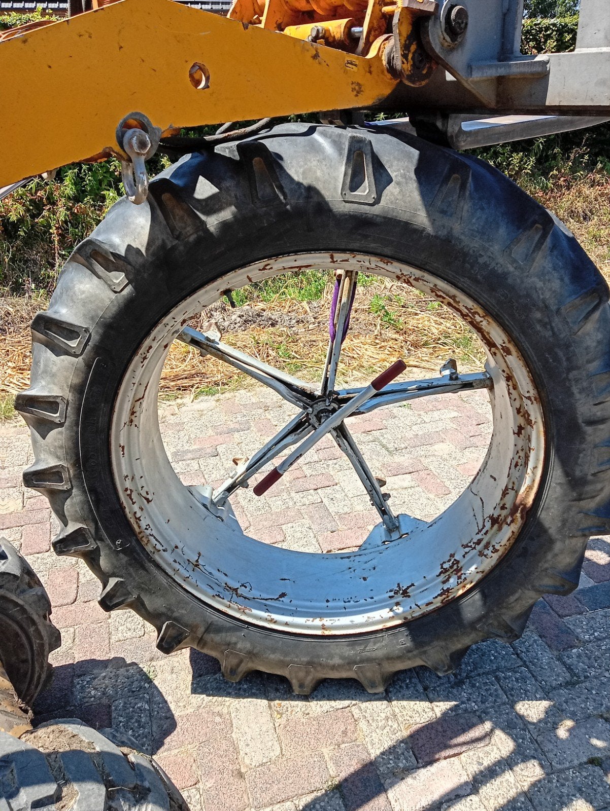 dubbele lucht tractorband, Articles professionnels, Agriculture | Pièces | Pneus, Jantes & Essieux, Enlèvement ou Envoi