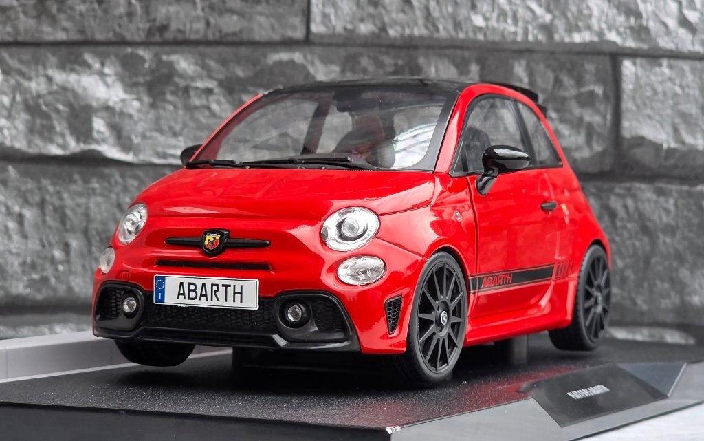 Fiat F595 Abarth RED 1/18ème, Hobby & Loisirs créatifs, Voitures miniatures | 1:18, Enlèvement ou Envoi, Solido, Voiture, Solido