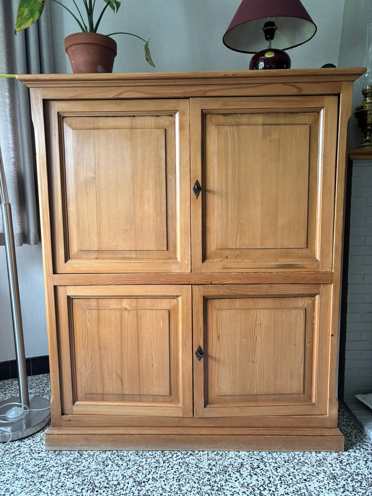 Tv-meubel, Ophalen, Gebruikt, Voir photos, 100 tot 150 cm