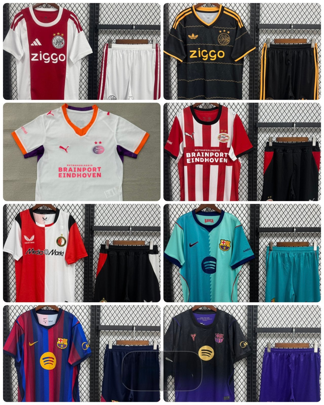 Voetbaltenues 2026-2027 met naam+rugnummer naar keuze, Ophalen of Verzenden, Nieuw, Set