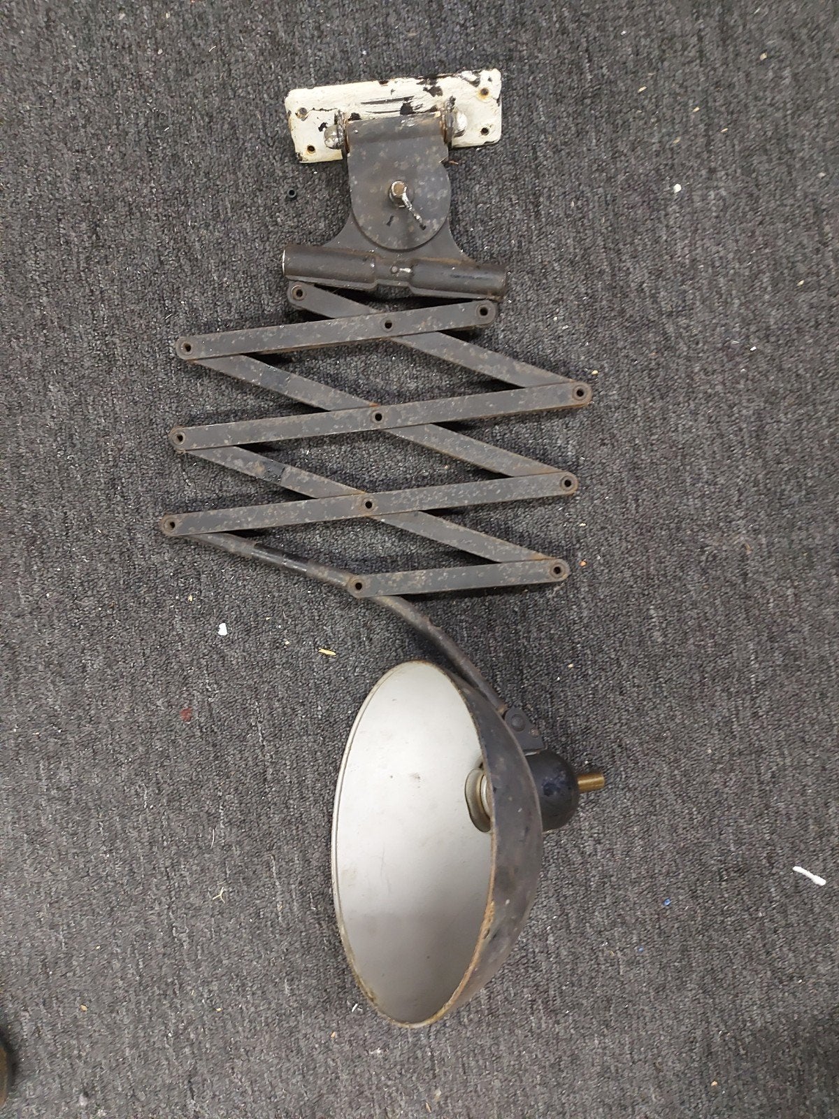 kaiser idell schaarlamp antieke lamp vintage lamp, Ophalen of Verzenden, Metaal, Gerichte verlichting, E27 (groot)