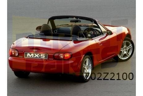 Mazda MX-5 (4/98-3/05) achterbumper (te spuiten) Origineel!, Auto-onderdelen, -, Verzenden, -, Nieuw