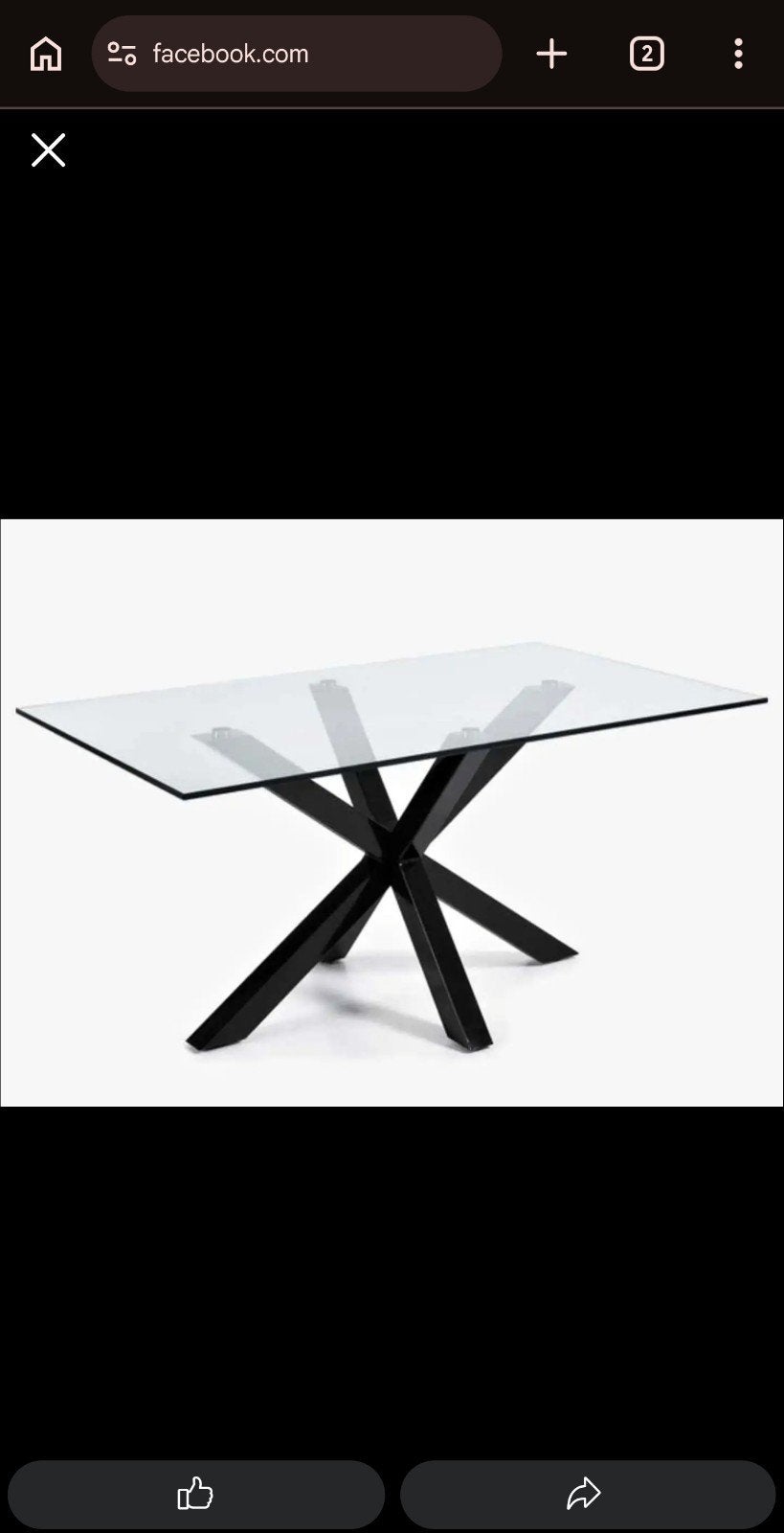 Glazen tafel, Ophalen