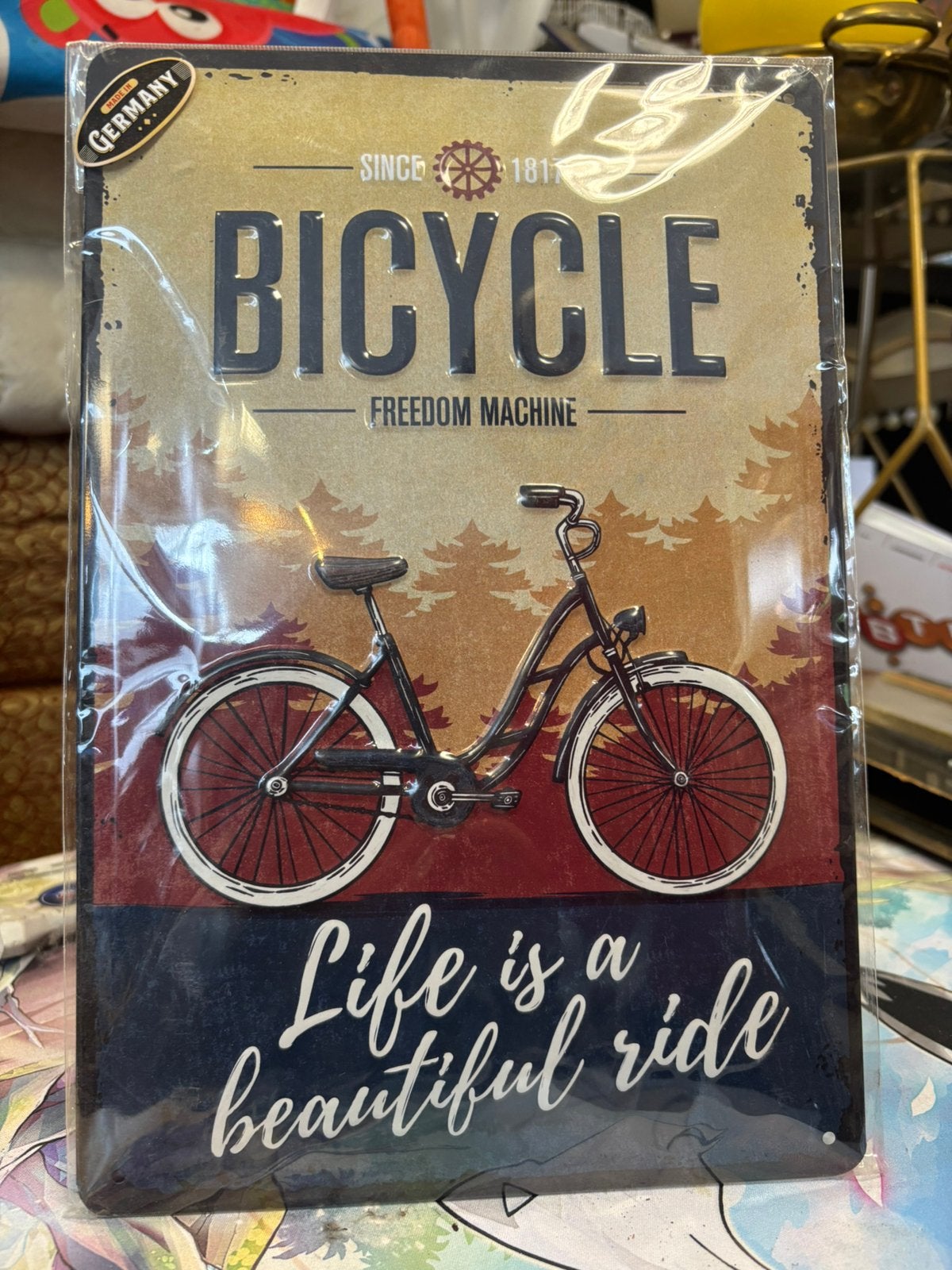 Panneau de vélo Art Retro, Enlèvement ou Envoi, Comme neuf