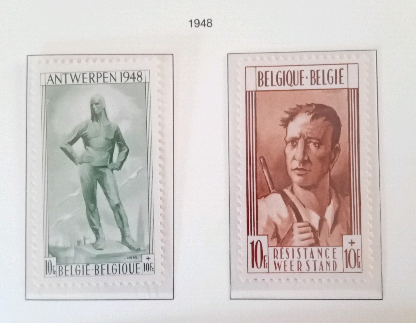 Timbres de Belgique n 785/786** lot 156P, Enlèvement ou Envoi, Neuf