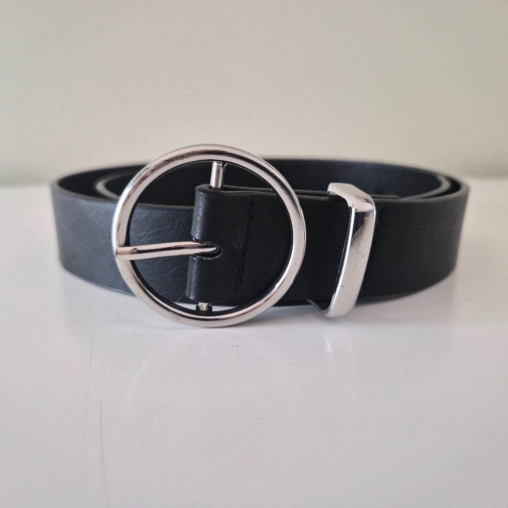Zwarte riem, Minder dan 3 cm, Minder dan 80 cm, Zwart, Tailleriem