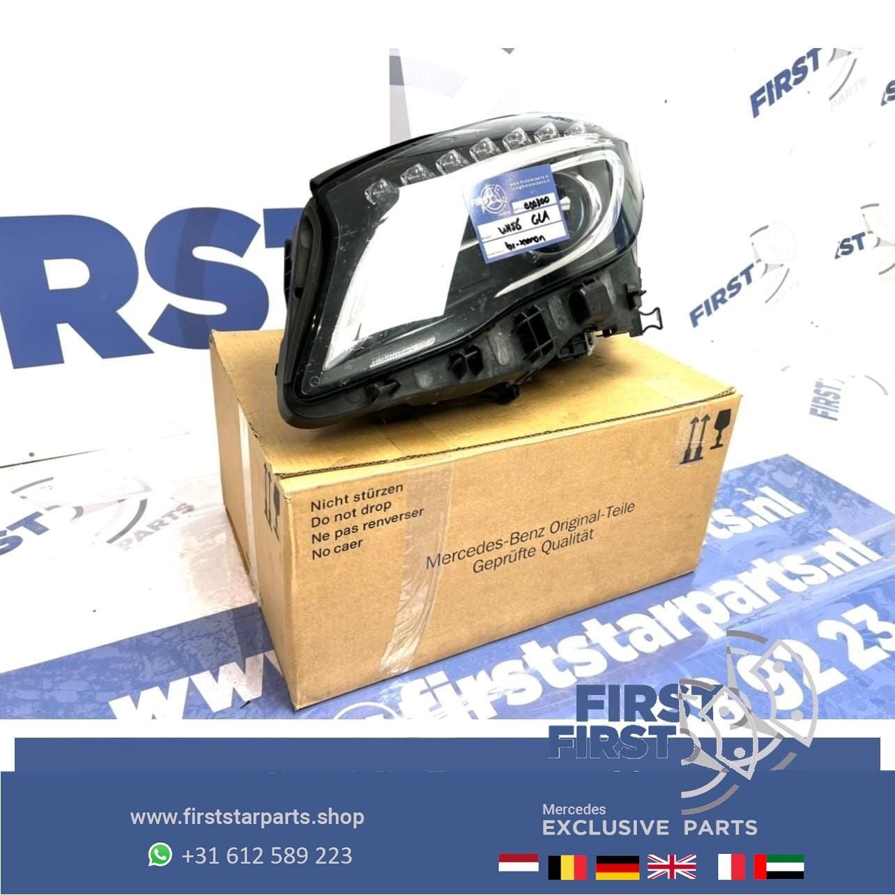 W156 GLA LED BI XENON KOPLAMP LINKS Mercedes ORIGINEEL 2013-, Utilisé, -, -, Enlèvement ou Envoi