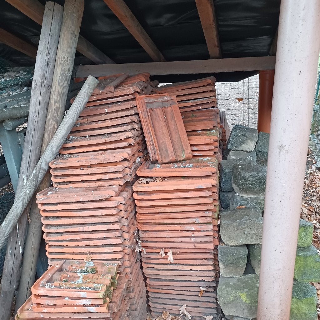 TTR dakpannen, Ophalen, Gebruikt, Steen of Klei, 15 m² of meer