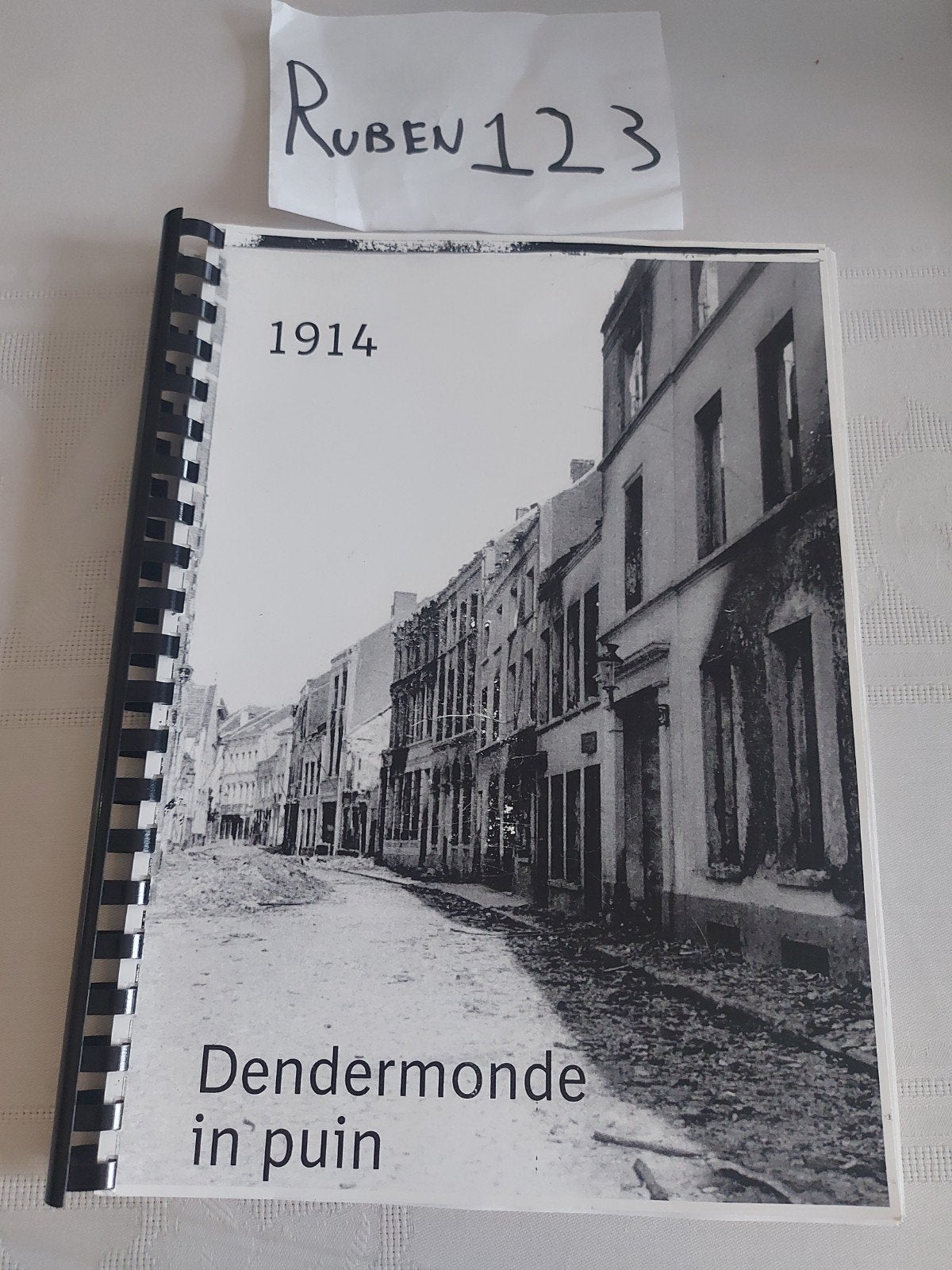 1914 Dendermonde in puin, Ophalen of Verzenden