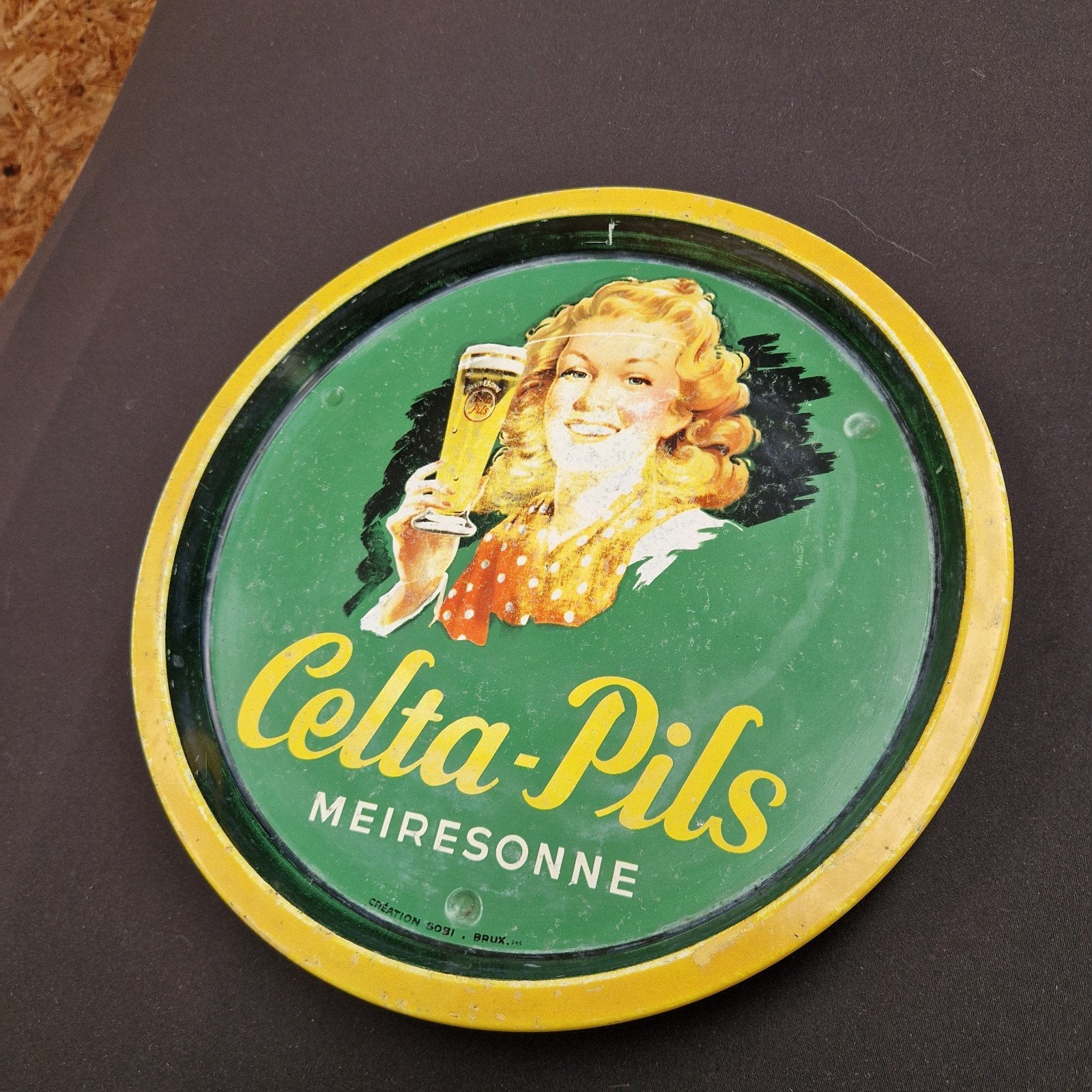 blikken plateau celta pils, Verzamelen, Ophalen of Verzenden