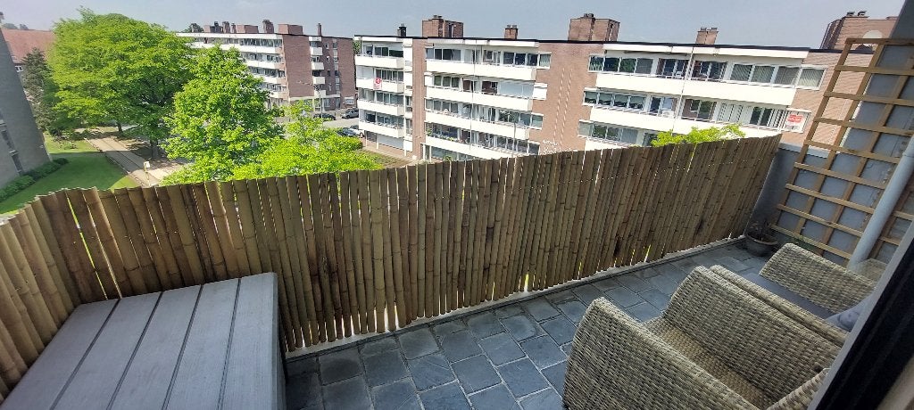 Bamboe schutting, Tuin en Terras, Ophalen, Gebruikt, Hout, 3 tot 6 meter