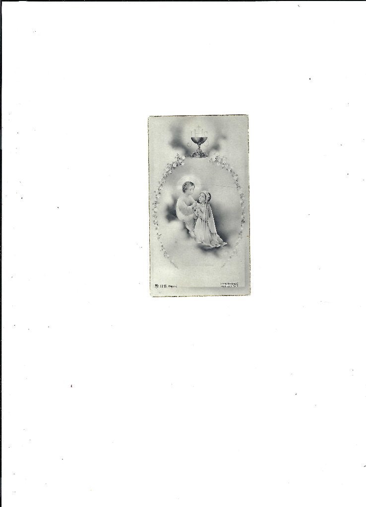 Souvenir de communion solennelle, Enlèvement ou Envoi