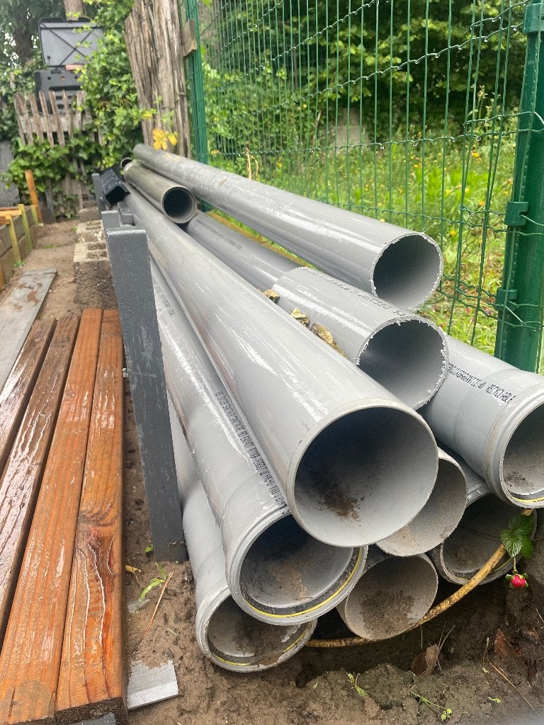 PVC Rioleringsbuizen d 110 x 3,2mm x 5lm BENOR gemofd, Doe-het-zelf en Bouw, Buizen en Afvoer, Ophalen, Afvoer, PVC, 4 tot 6 meter