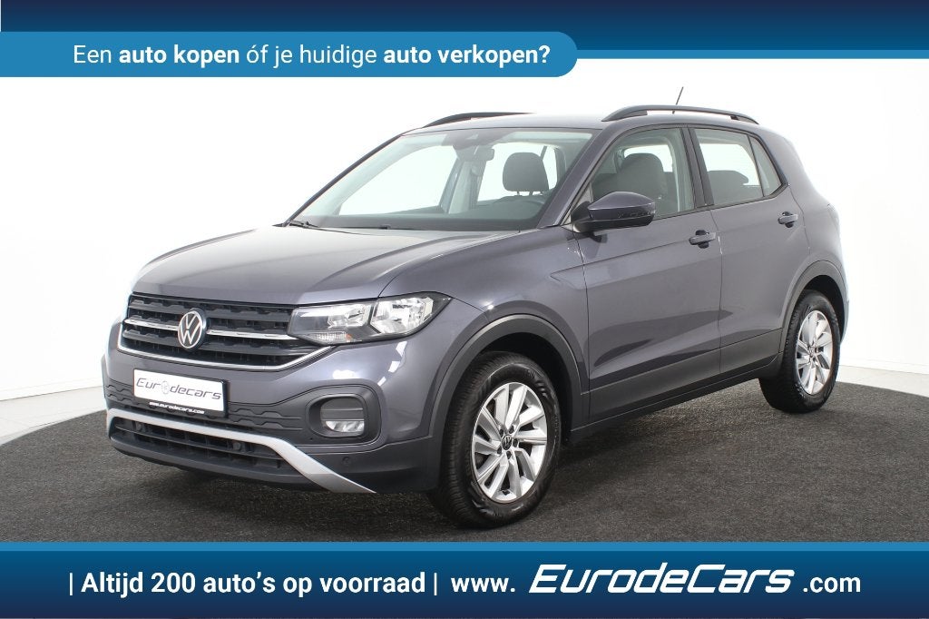 Volkswagen T-Cross 1.0 TSi Life, Argent ou Gris, Euro 6, Entreprise, Entretenue par le concessionnaire