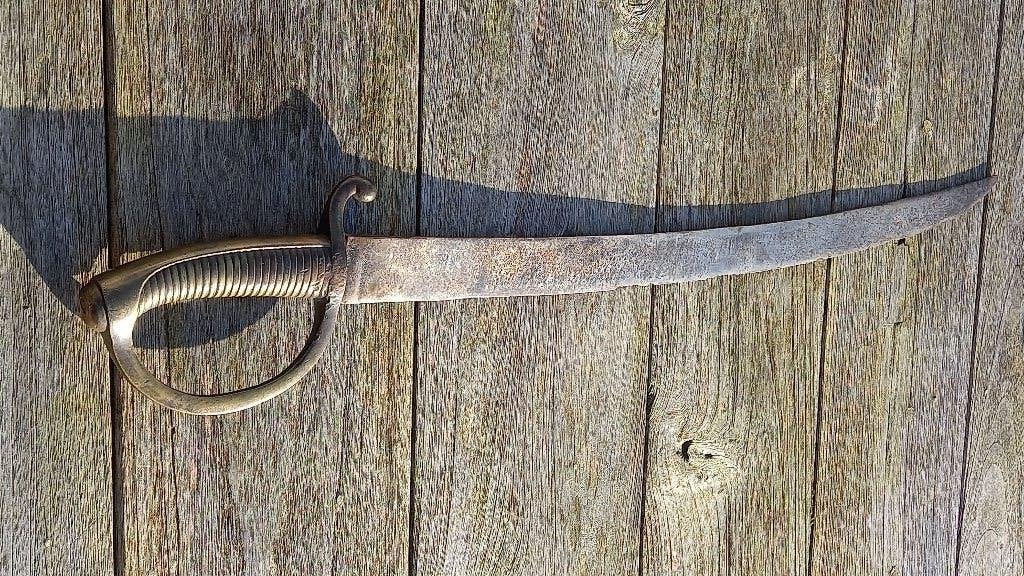 Briquet ou sabre français vers 1850, Collections, Objets militaires | Général, Enlèvement ou Envoi, Armée de terre, Épée ou sabre