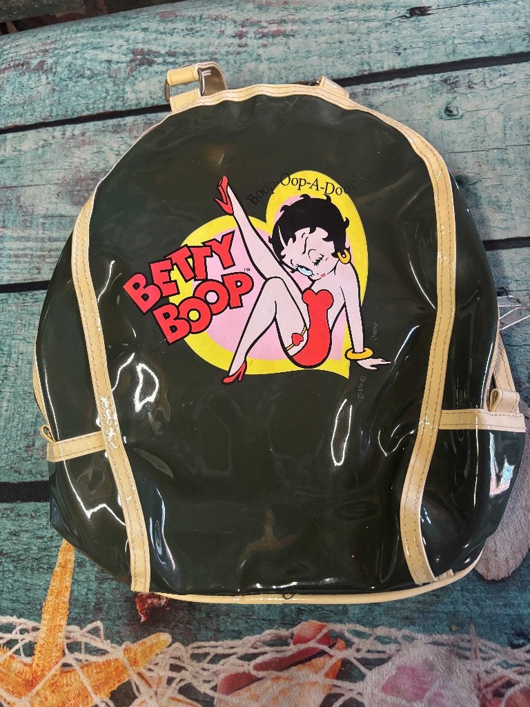 Sac a dos Betty Boop vert., Enlèvement ou Envoi, Betty Boop, Utilisé, Autres types
