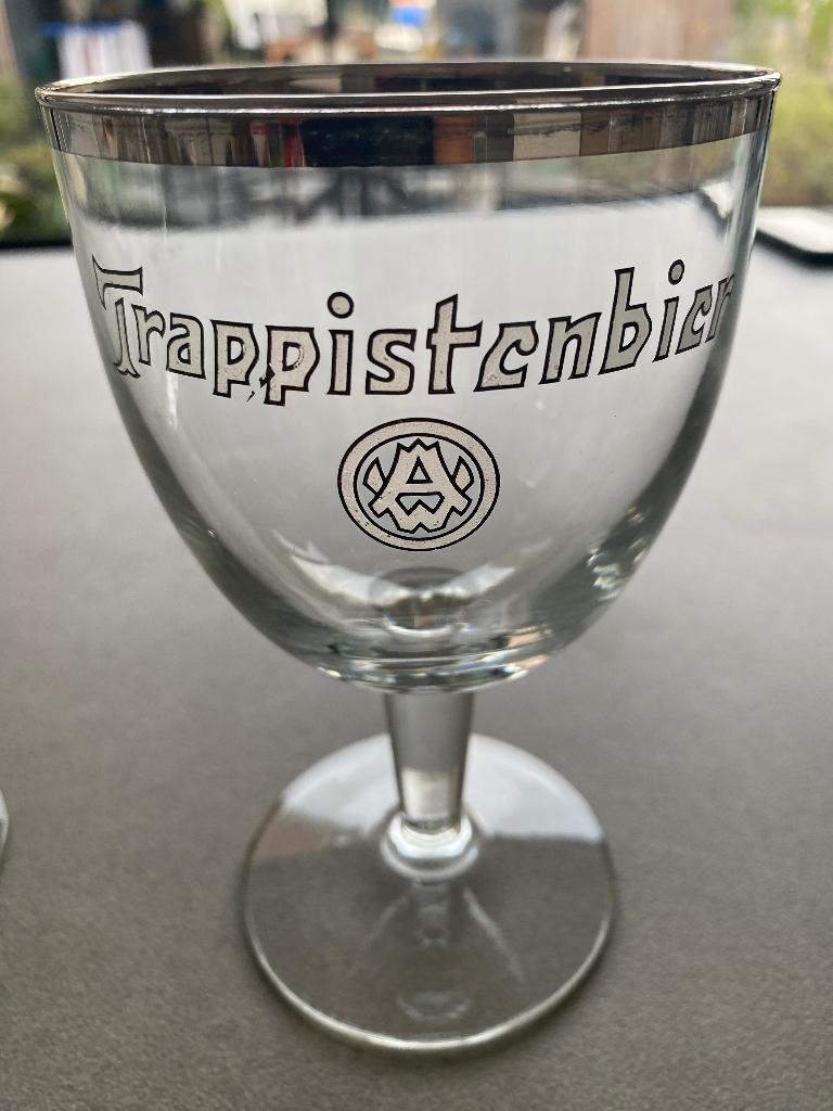 Trappistenbier glazen 5 Stuks, Verzamelen, Ophalen, Nieuw, Bierglas