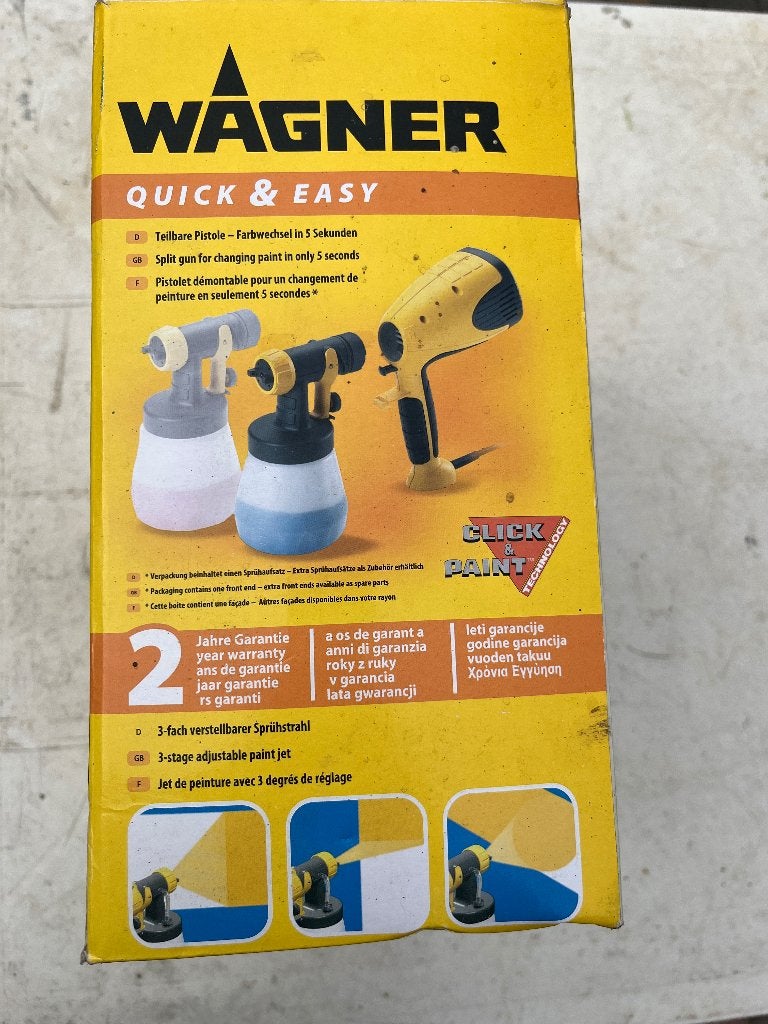 Wagner pistolet à peinture, Moins de 5 litres, Enlèvement, Comme neuf, Peinture